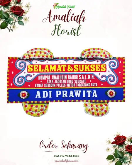 Papan Bunga Ucapan Selamat Wonojoyo